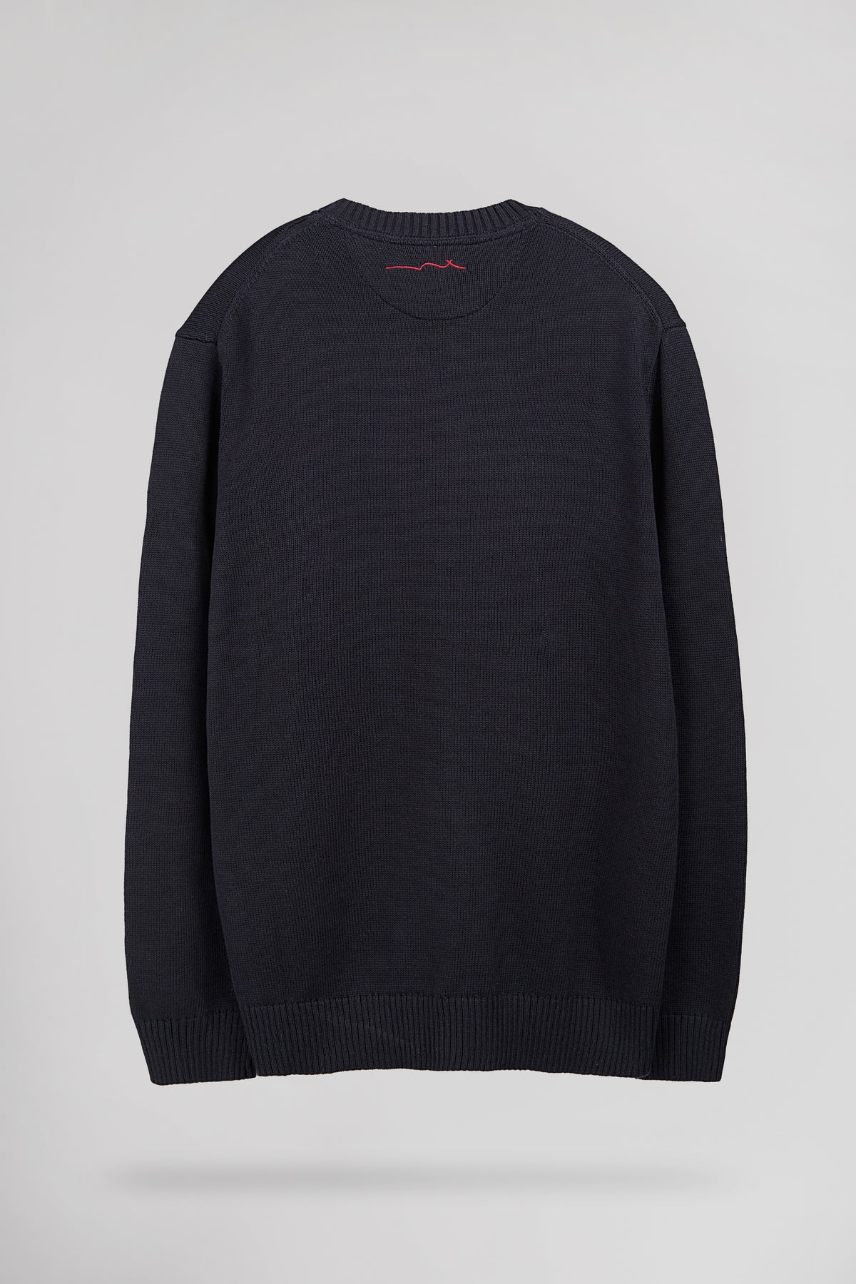 Pull en coton col rond P-JIMMY TOTAL NAVY