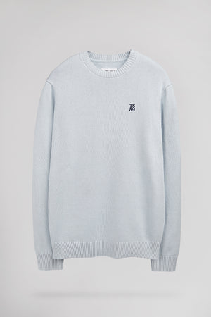 Pull col rond P-JIMMY BLUE SHIRT