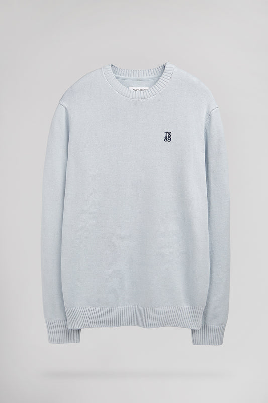 Achat Pull col rond P-JIMMY BLUE SHIRT