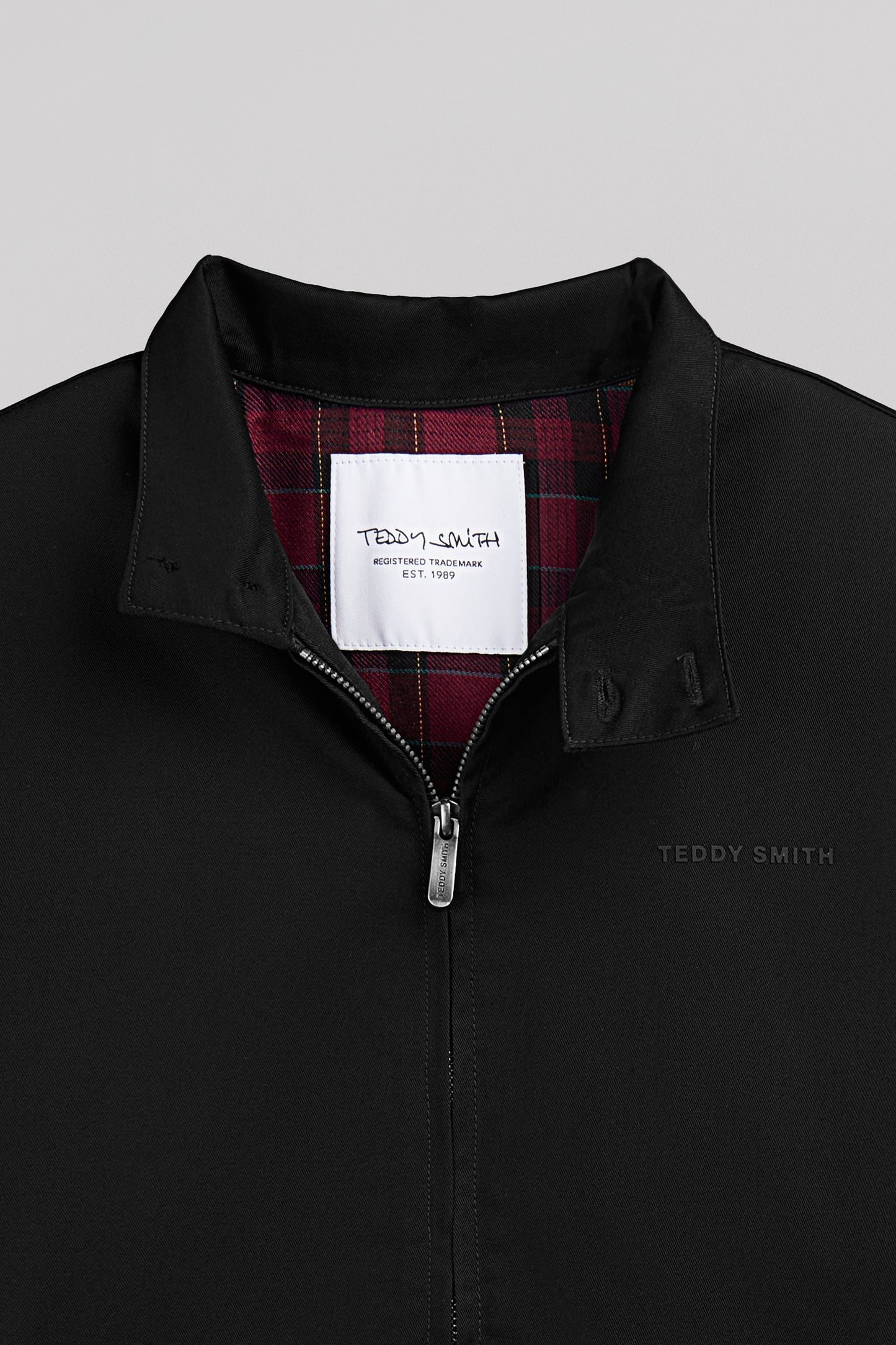 Blouson zippé en twill SANSON 2 NOIR