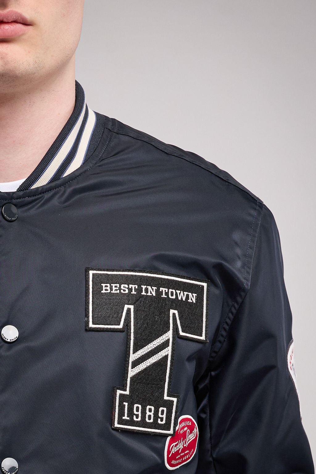 Blouson Teddy B-TIBALD DARK NAVY