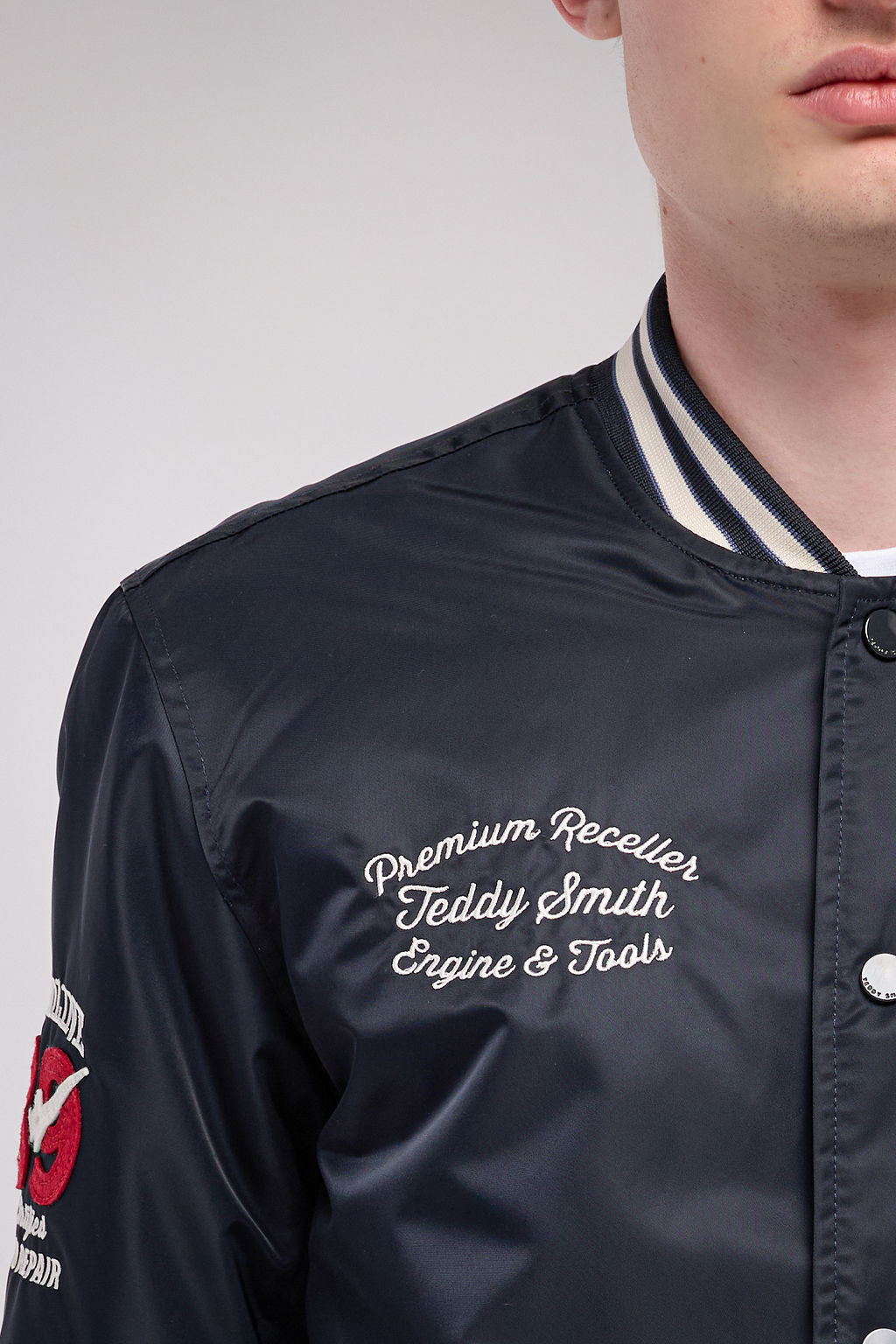 Blouson Teddy B-TIBALD DARK NAVY