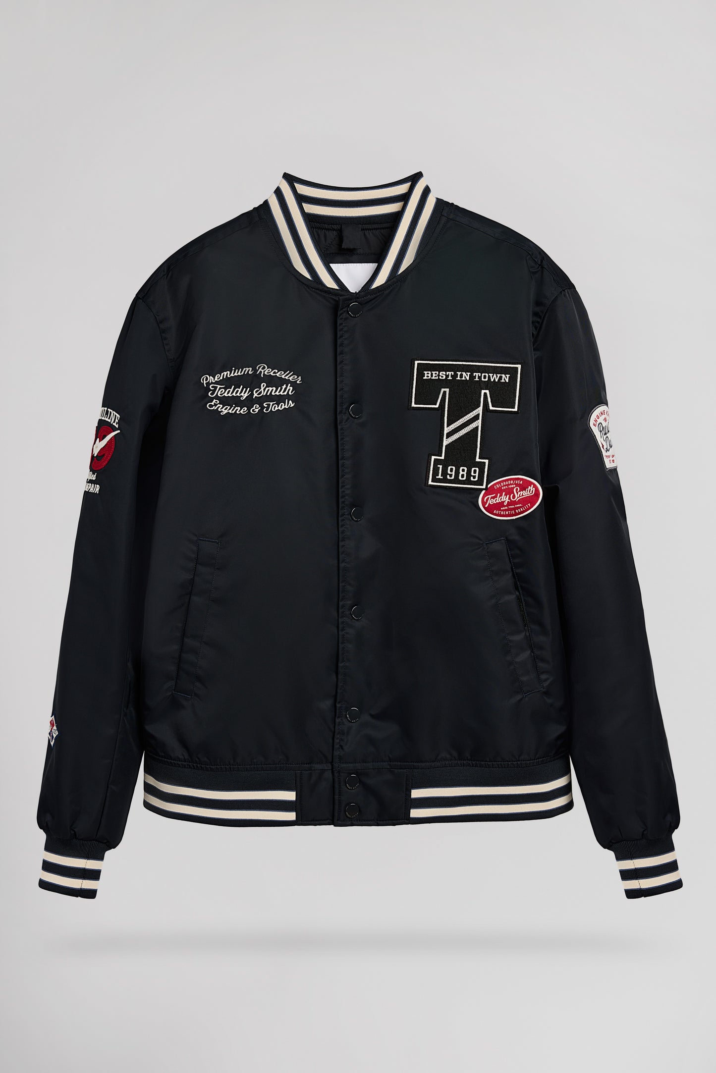 Blouson Teddy B-TIBALD DARK NAVY