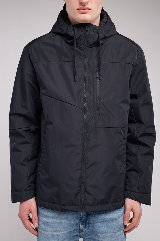 Achat Blouson zippé à capuche déperlant B-OLIVAN DARK NAVY