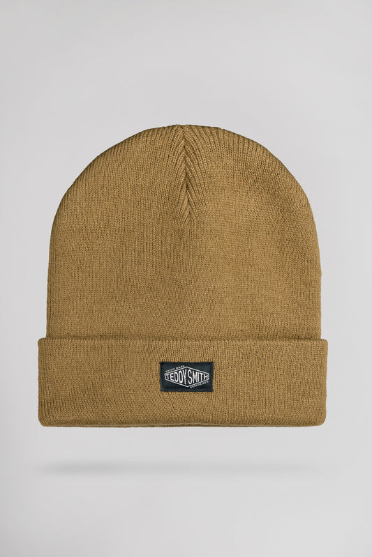 Achat Bonnet en tricot côtelé B-NEO NOISETTE