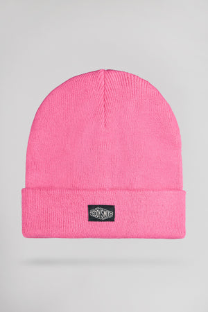 Bonnet en tricot côtelé B-NEO BUBBLE PINK