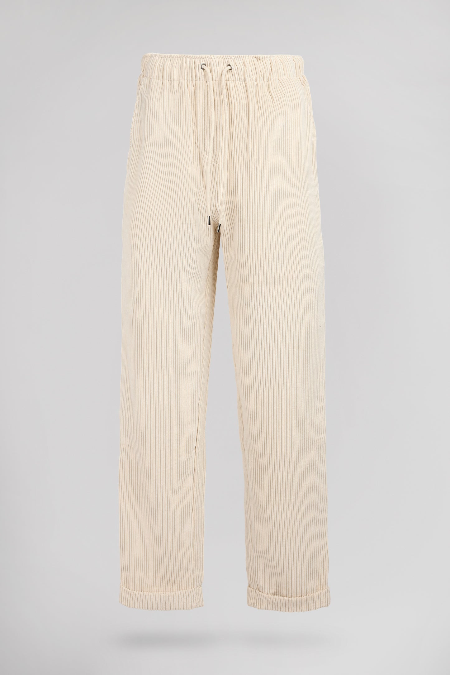 Pantalon décontracté TEDDY VELOURS BEIGE CLAIR