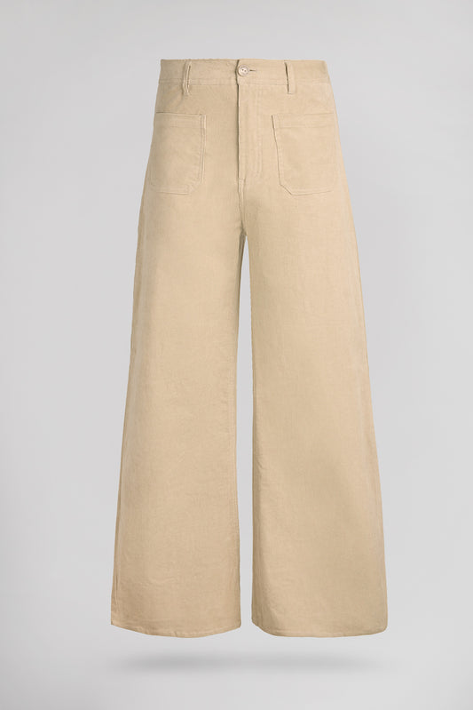 Achat Jean flare taille haute P-JOSEFA 4PP BEIGE
