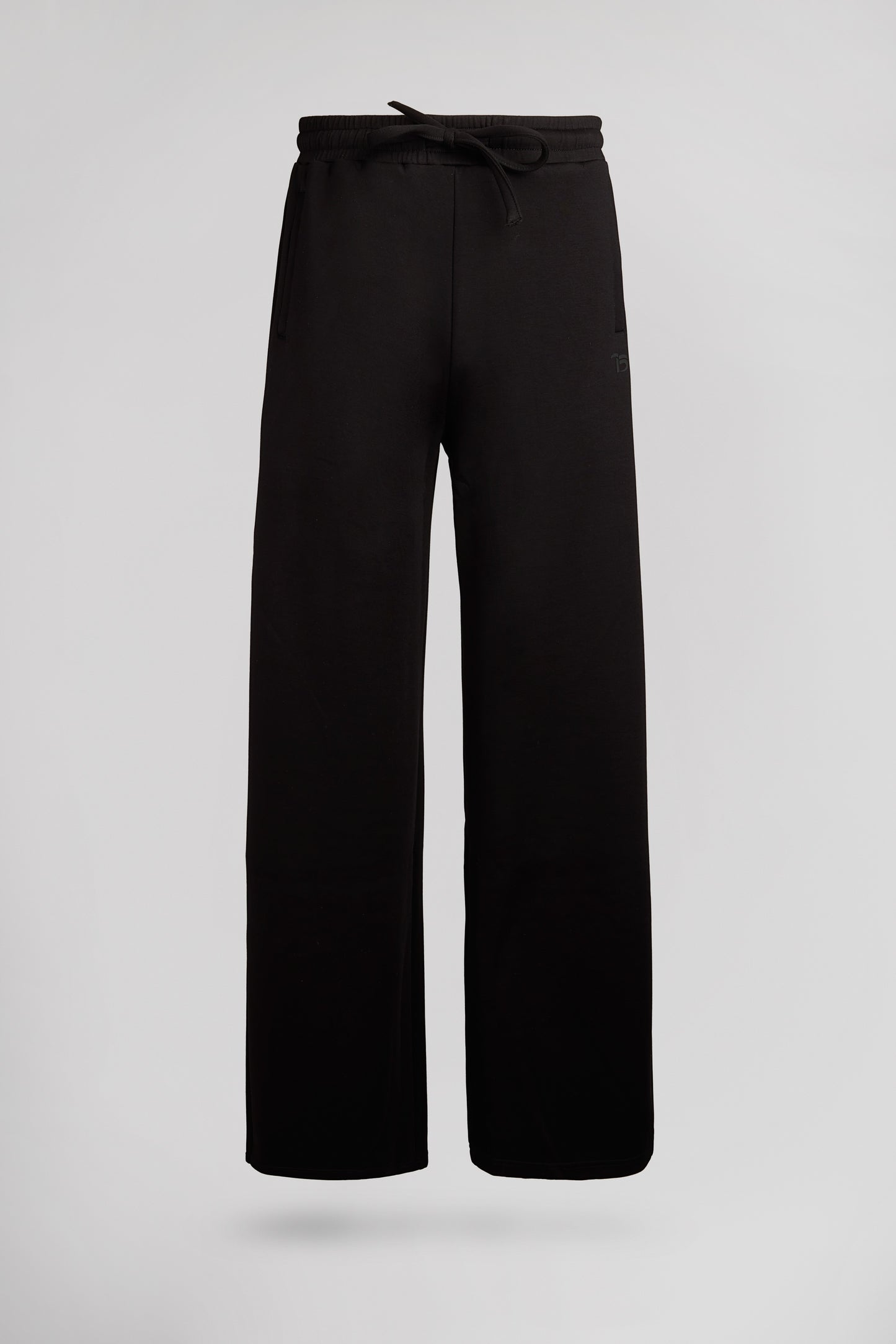 Pantalon ample large taille haute P-YVANA NOIR
