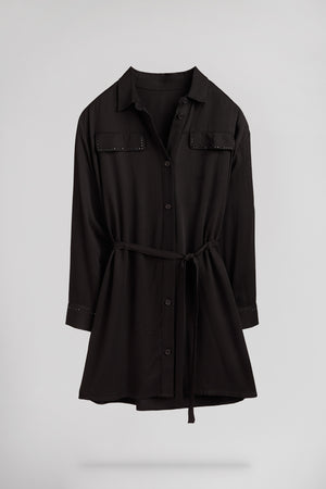 Robe droite R-ROXANNE NOIR 2