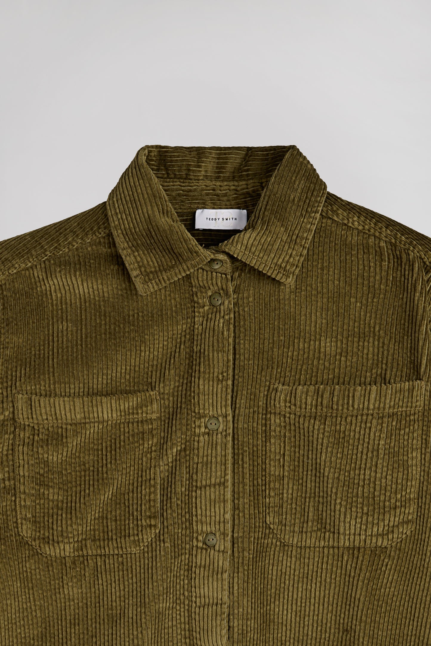 Robe courte oversize manches longues R-BONITA OLIVE