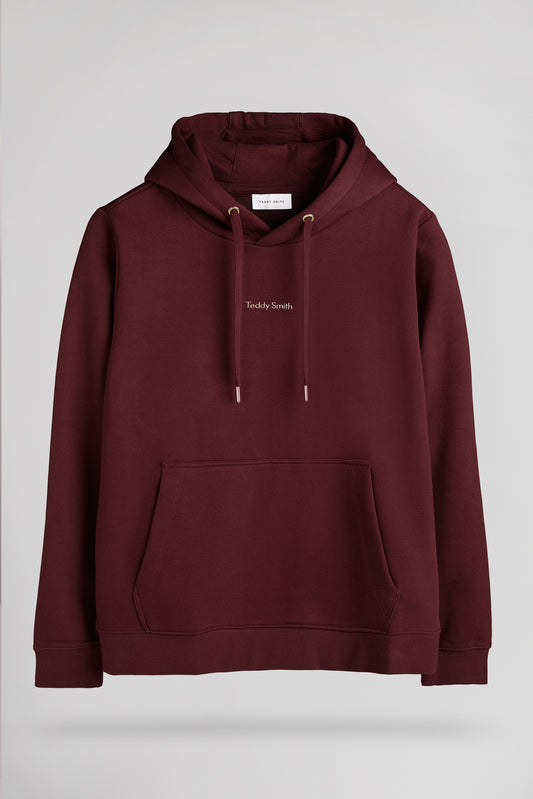 Achat Sweat à capuche S-SOLENE BORDEAUX FONCE