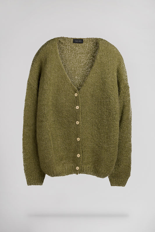 Achat Gilet doux avec boutons G-MELA OLIVE