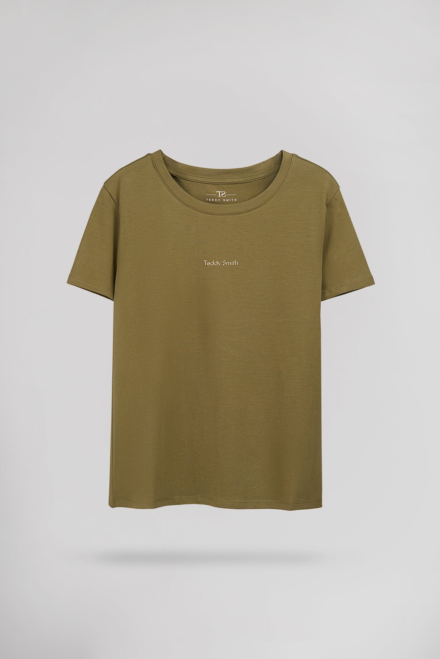 T-shirt col rond T-RIBELLE MC OLIVE