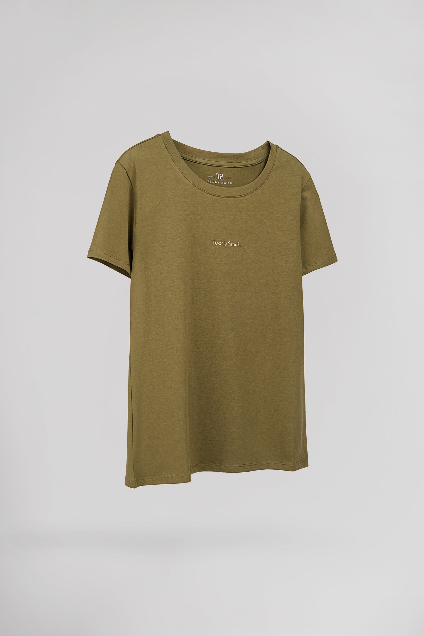 T-shirt col rond T-RIBELLE MC OLIVE