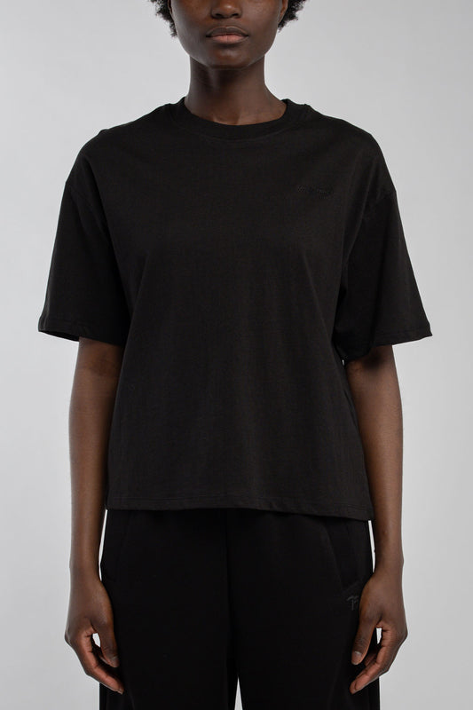 Achat T-shirt court large T-CARLA MC NOIR