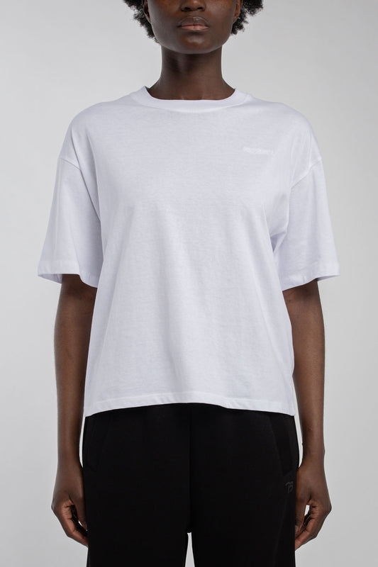 Achat T-shirt court large T-CARLA MC BLANC
