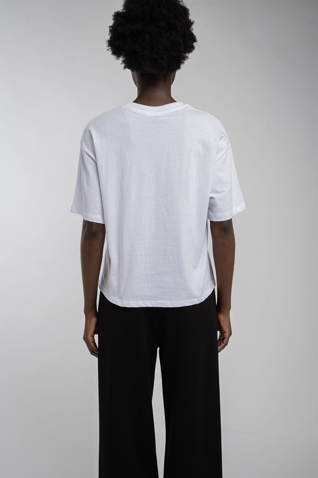 T-shirt court large T-CARLA MC BLANC