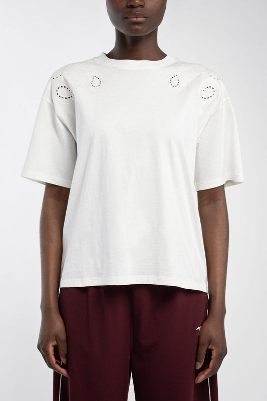 Achat T-shirt oversize T-LYANA MC MIDDLE WHITE