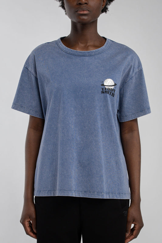 Achat T-shirt T-ZOE MC FADED INDIGO
