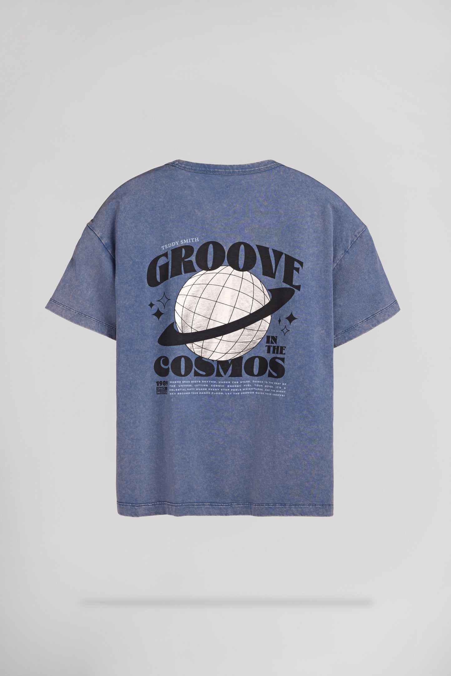 T-shirt T-ZOE MC FADED INDIGO