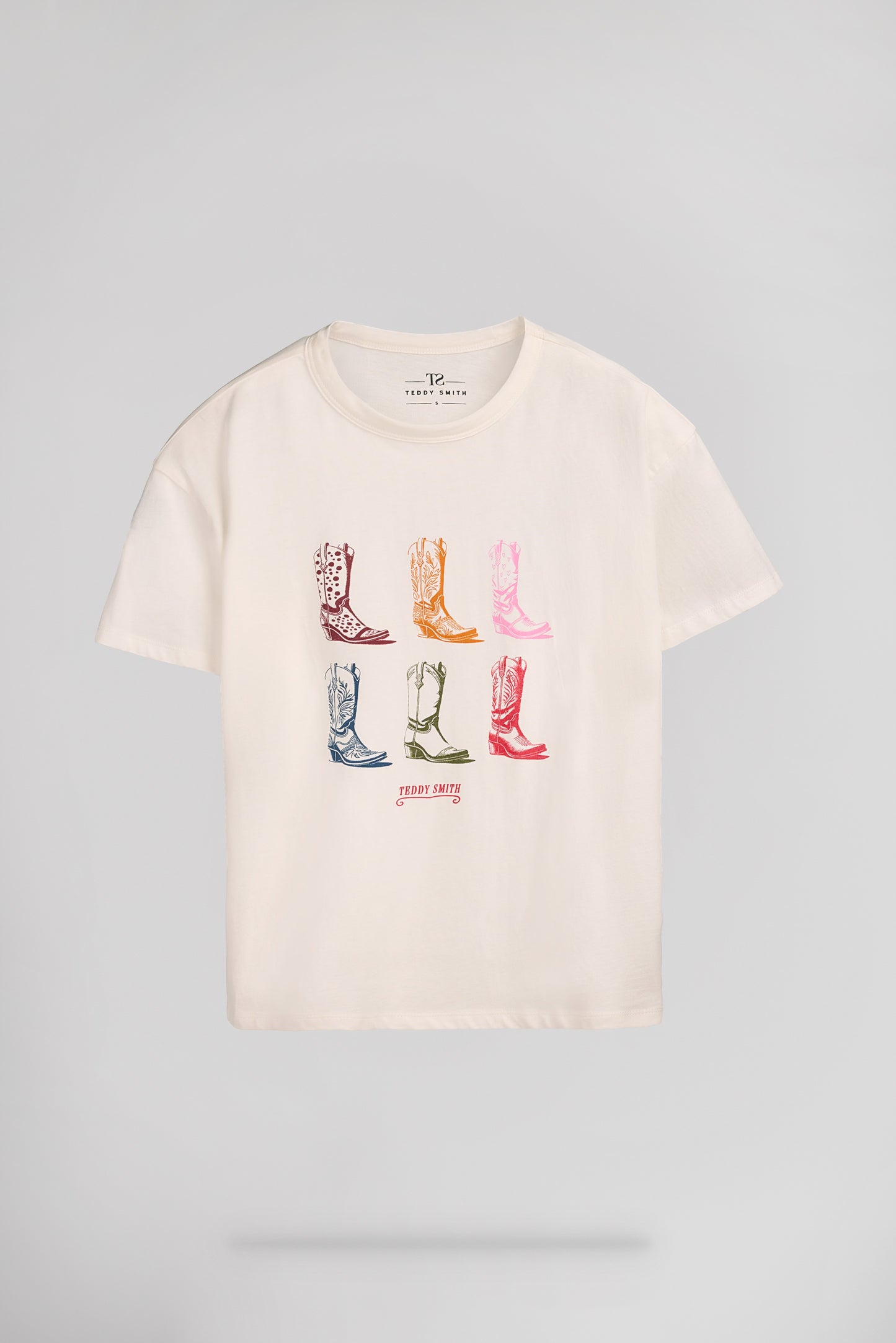 T-shirt oversize T-LEYA MC MIDDLE WHITE
