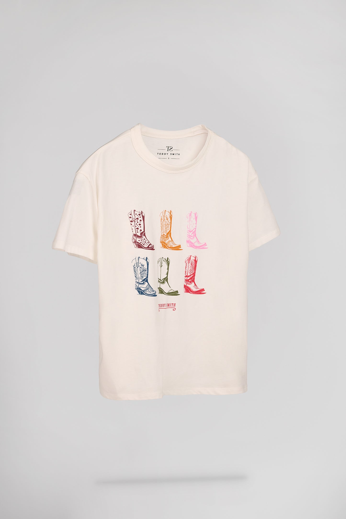 T-shirt oversize T-LEYA MC MIDDLE WHITE