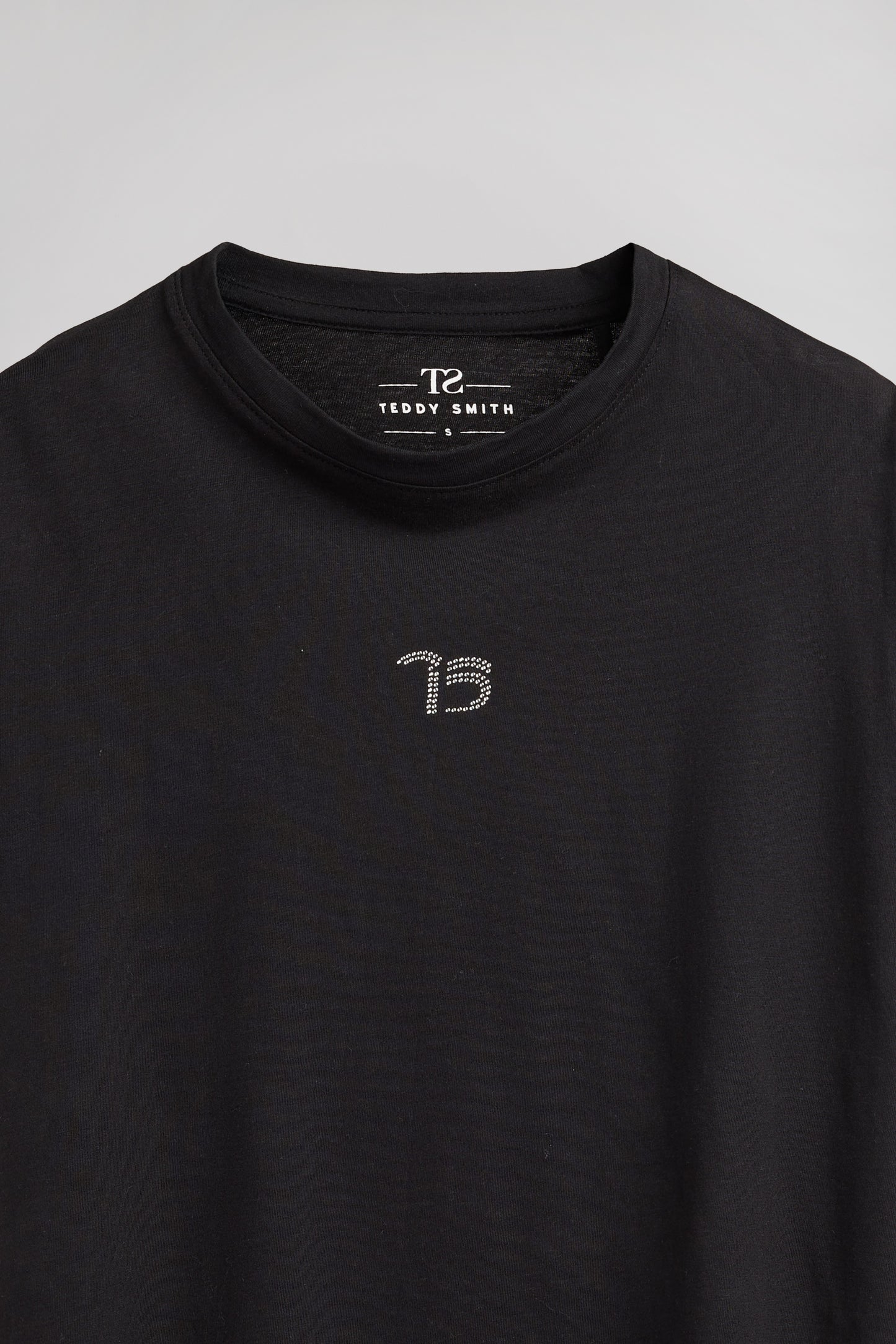 T-shirt strass T-DIANA MC NOIR