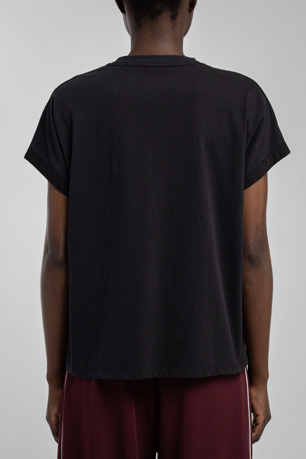 T-shirt strass T-DIANA MC NOIR