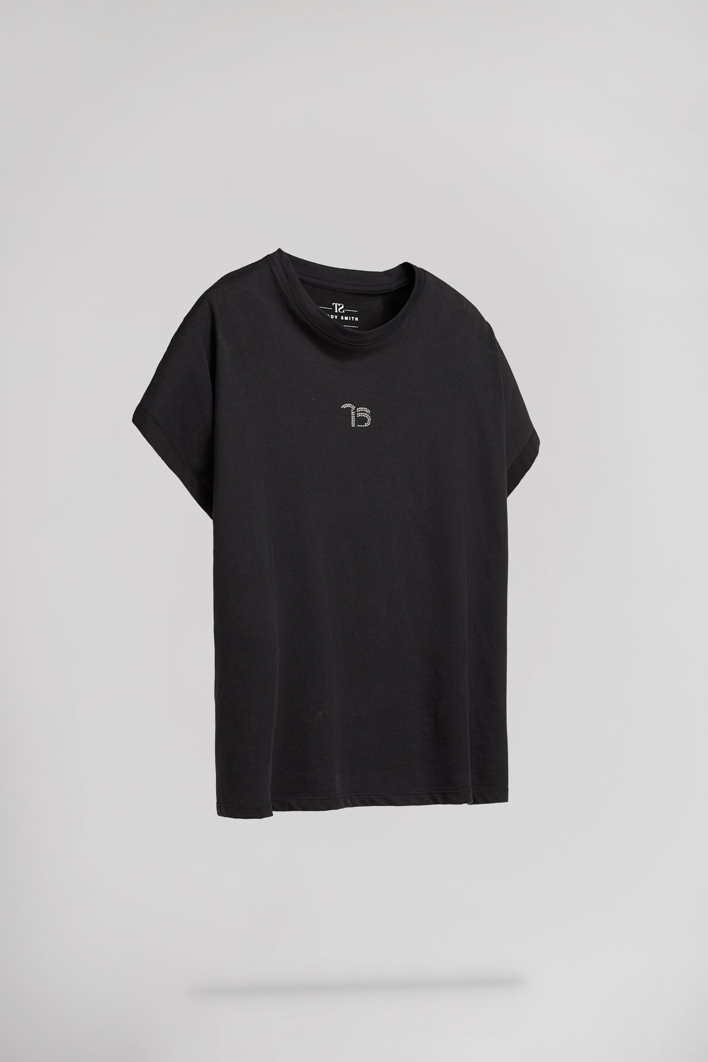 T-shirt strass T-DIANA MC NOIR