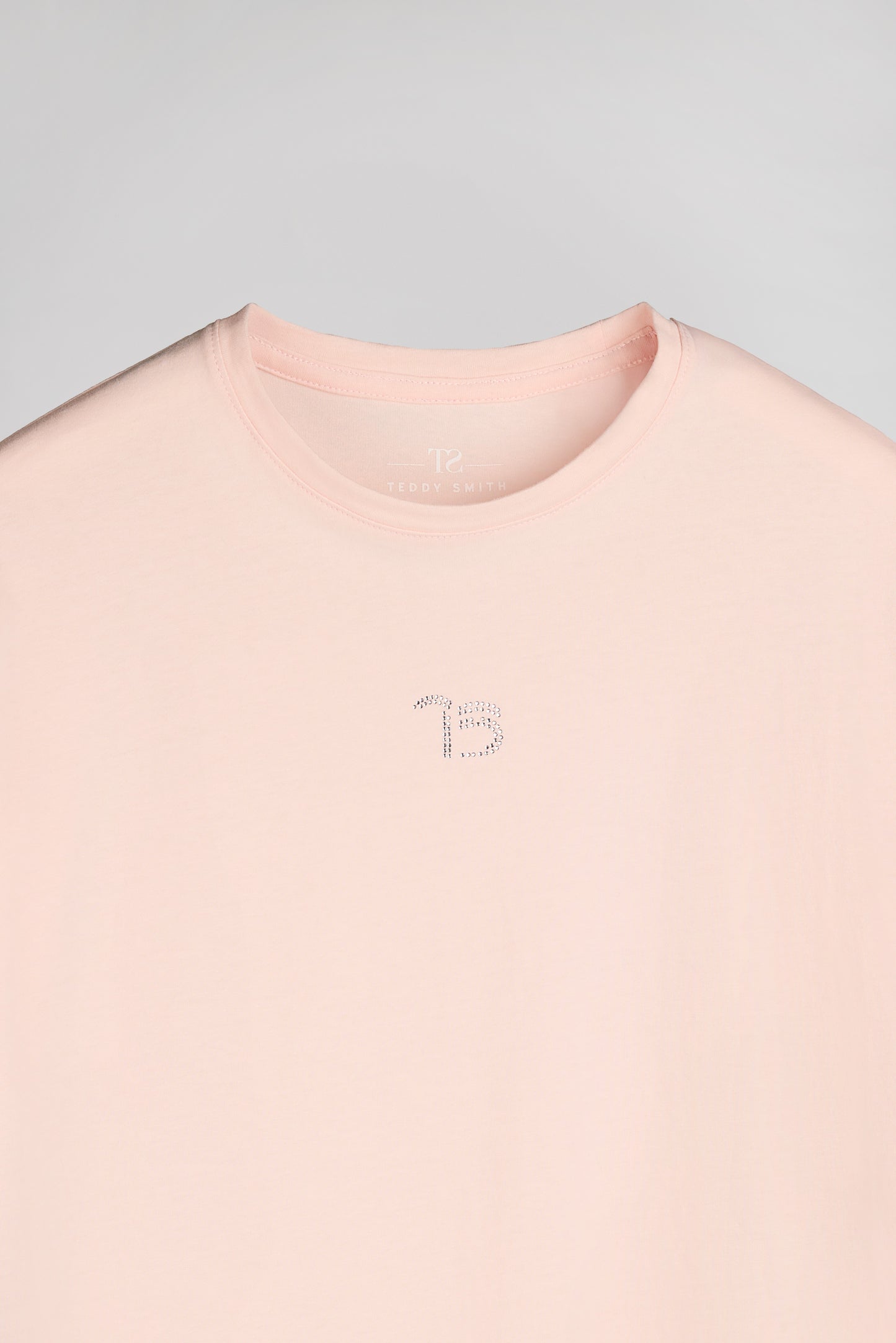 T-shirt strass T-DIANA MC SWEET ROSE