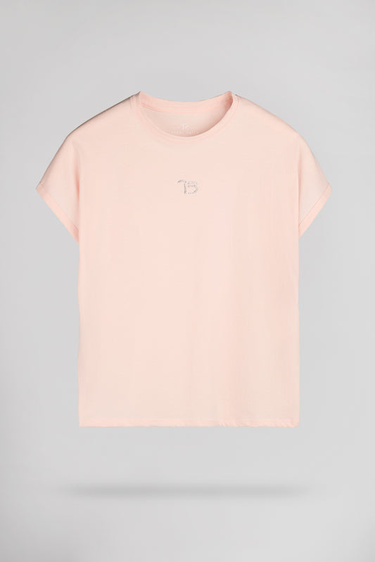 Achat T-shirt strass T-DIANA MC SWEET ROSE
