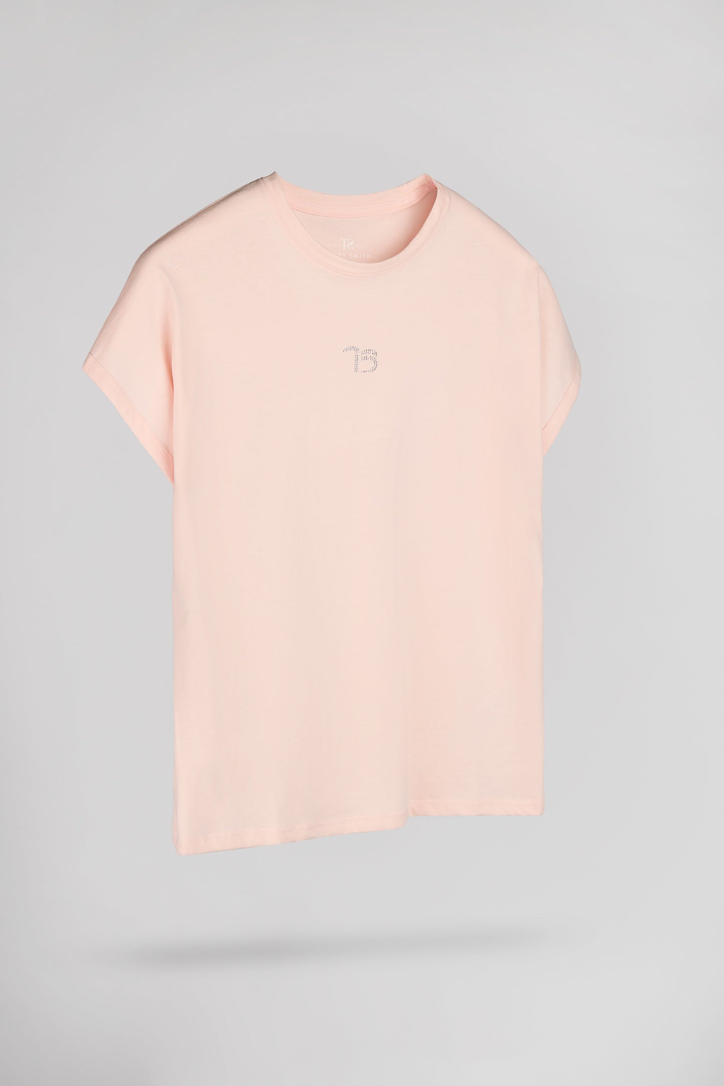 T-shirt strass T-DIANA MC SWEET ROSE