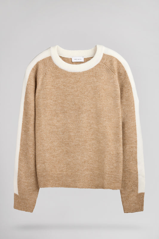 Achat Pull col rond P-NAMI WORKER BEIGE
