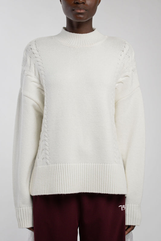 Achat Pull P-JENNAH MIDDLE WHITE