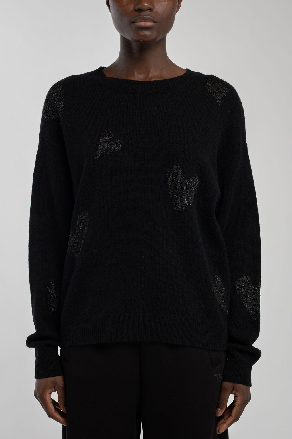 Pull col rond P-NELL NOIR