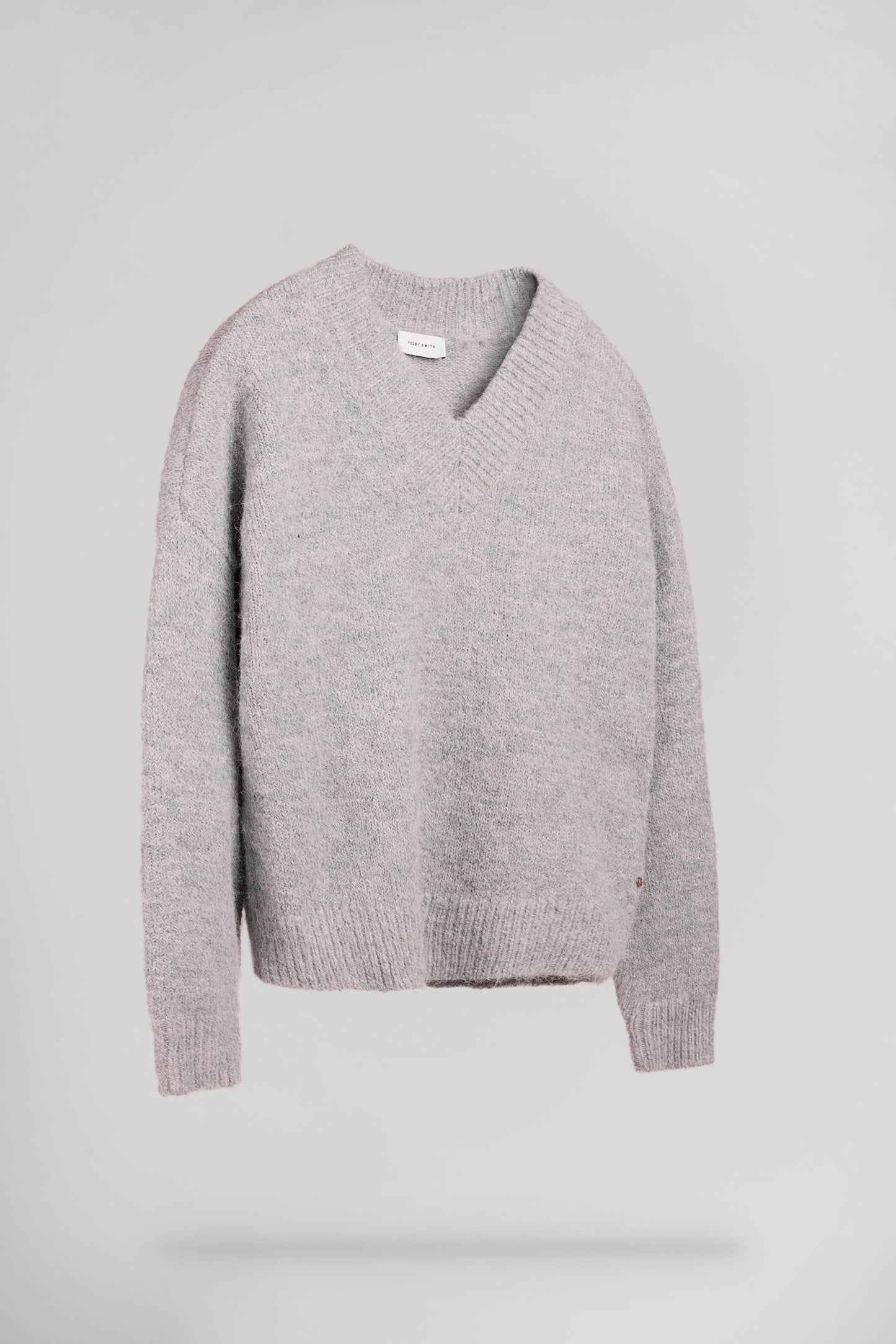 Pull P-KEITH GRIS CHINE