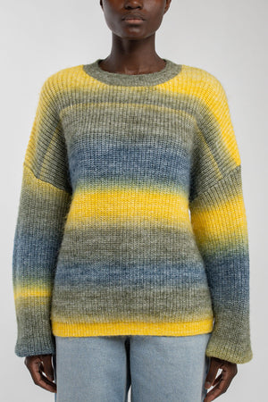 Pull P-STRIPY OLIVE