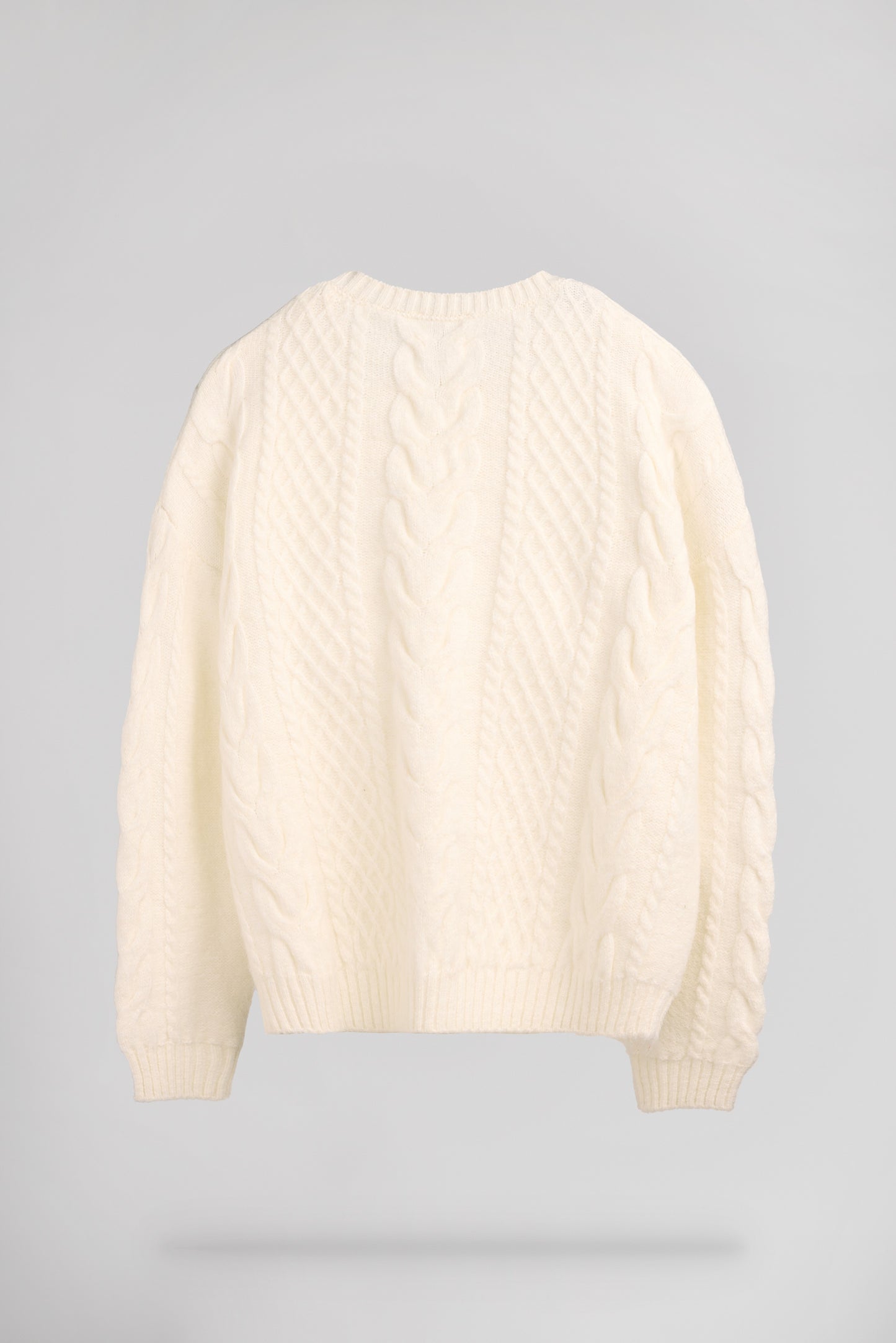 Pull col rond P-NOELIE MIDDLE WHITE