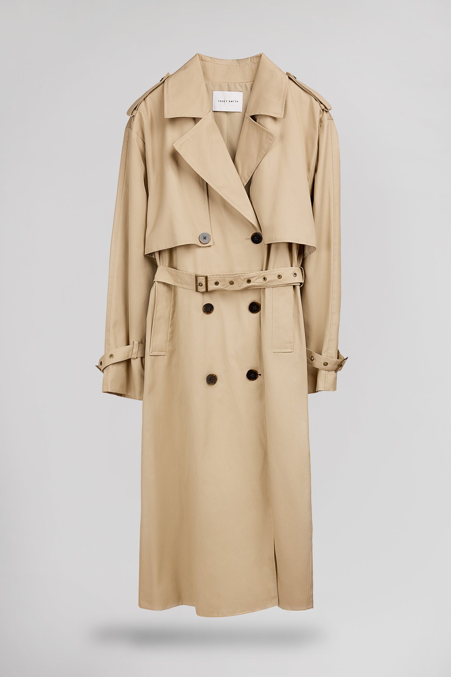 Trench 100% coton M-BLAIR SABLE DORE