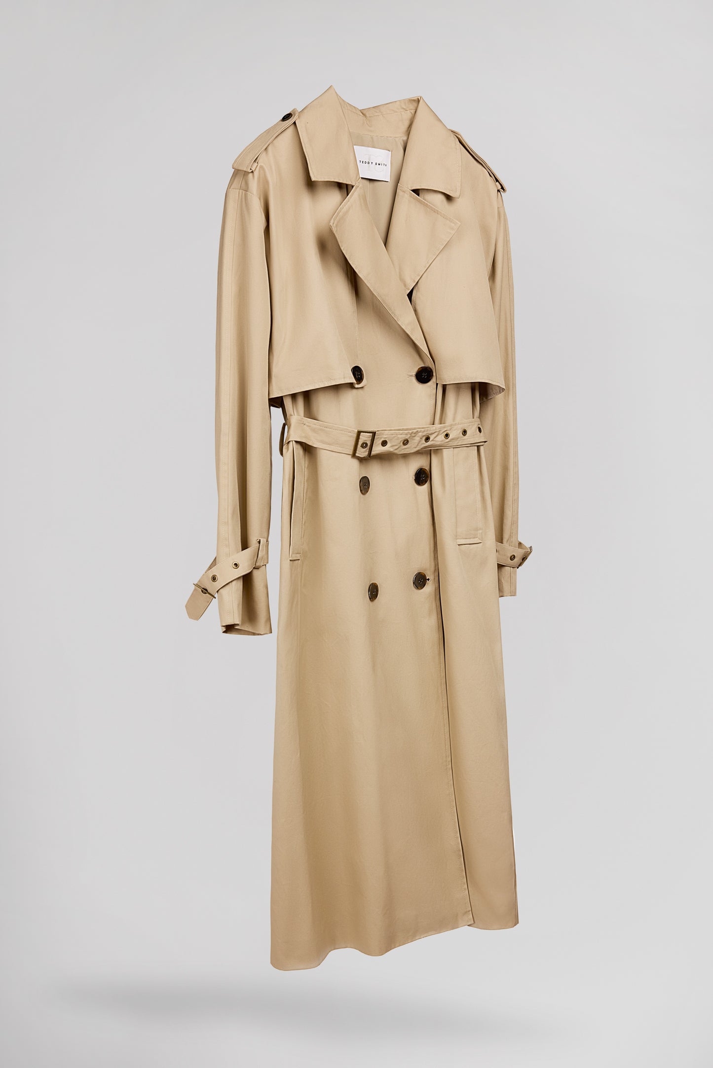 Trench 100% coton M-BLAIR SABLE DORE