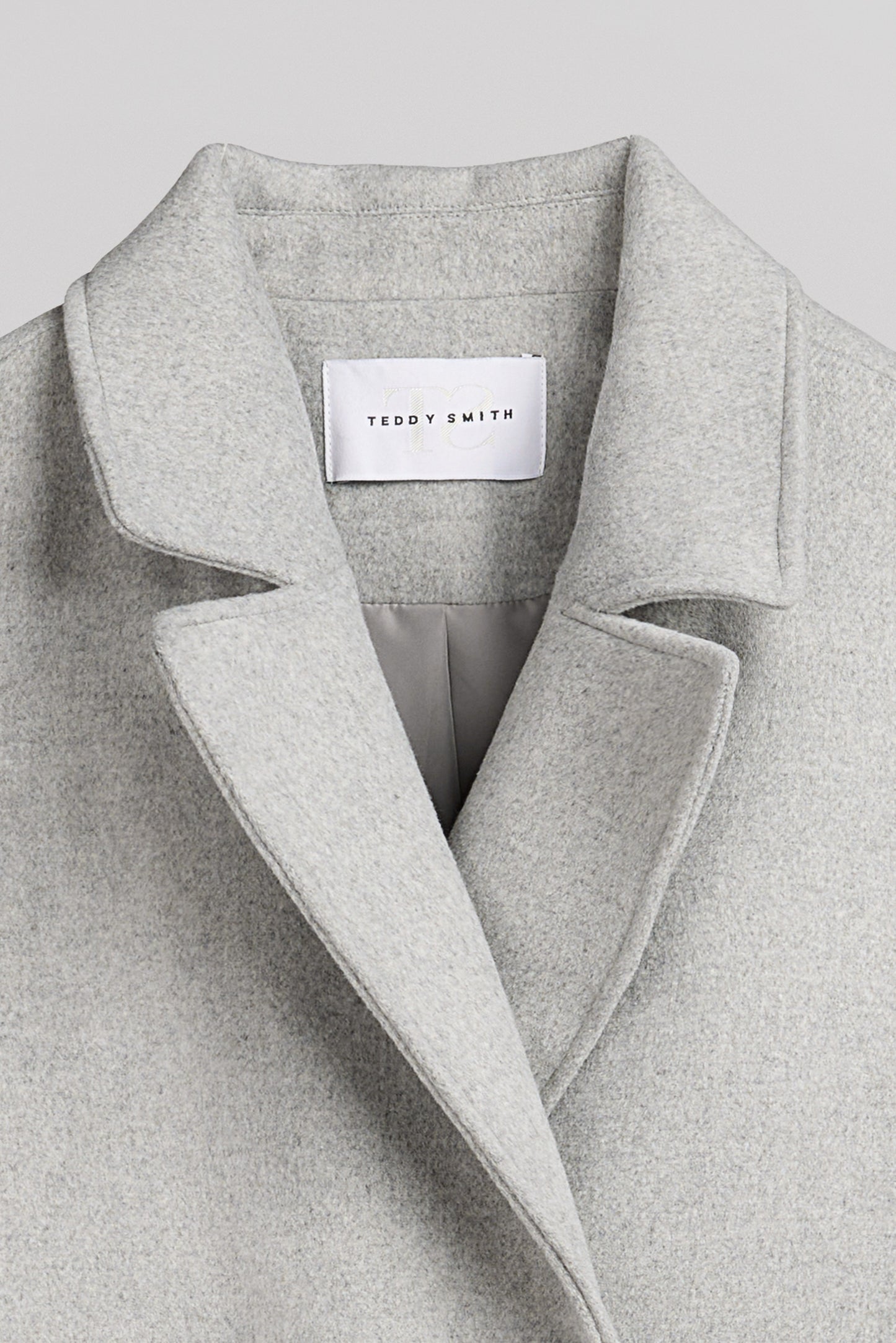 Manteau long oversize M-NEIGE GRIS CHINE