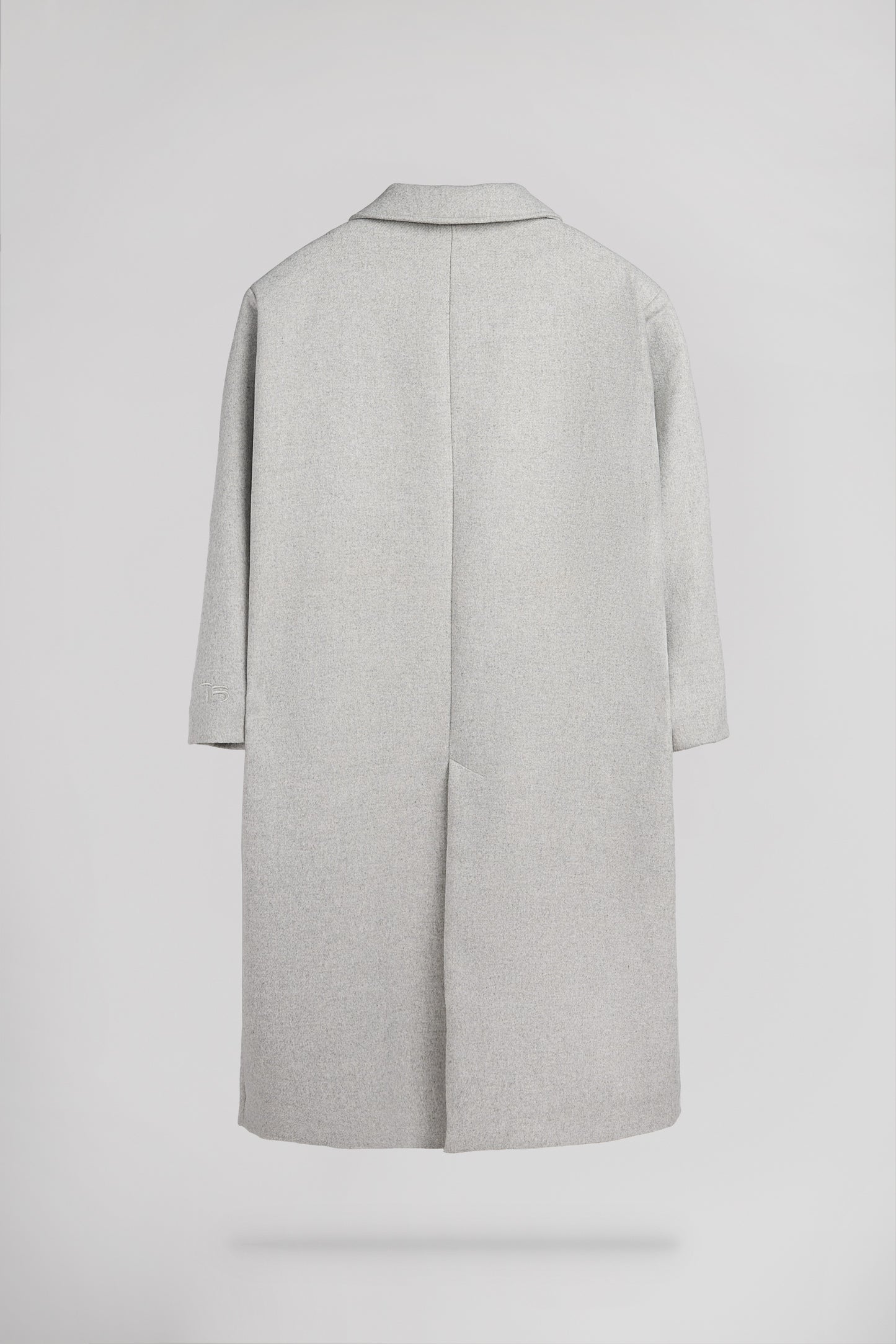 Manteau long oversize M-NEIGE GRIS CHINE
