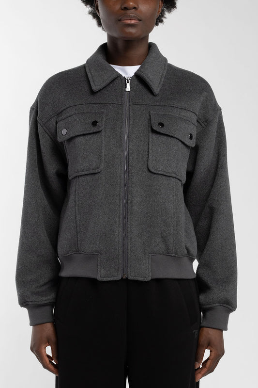 Achat Blouson bomber B-SHARON ANTHRACITE CHINE