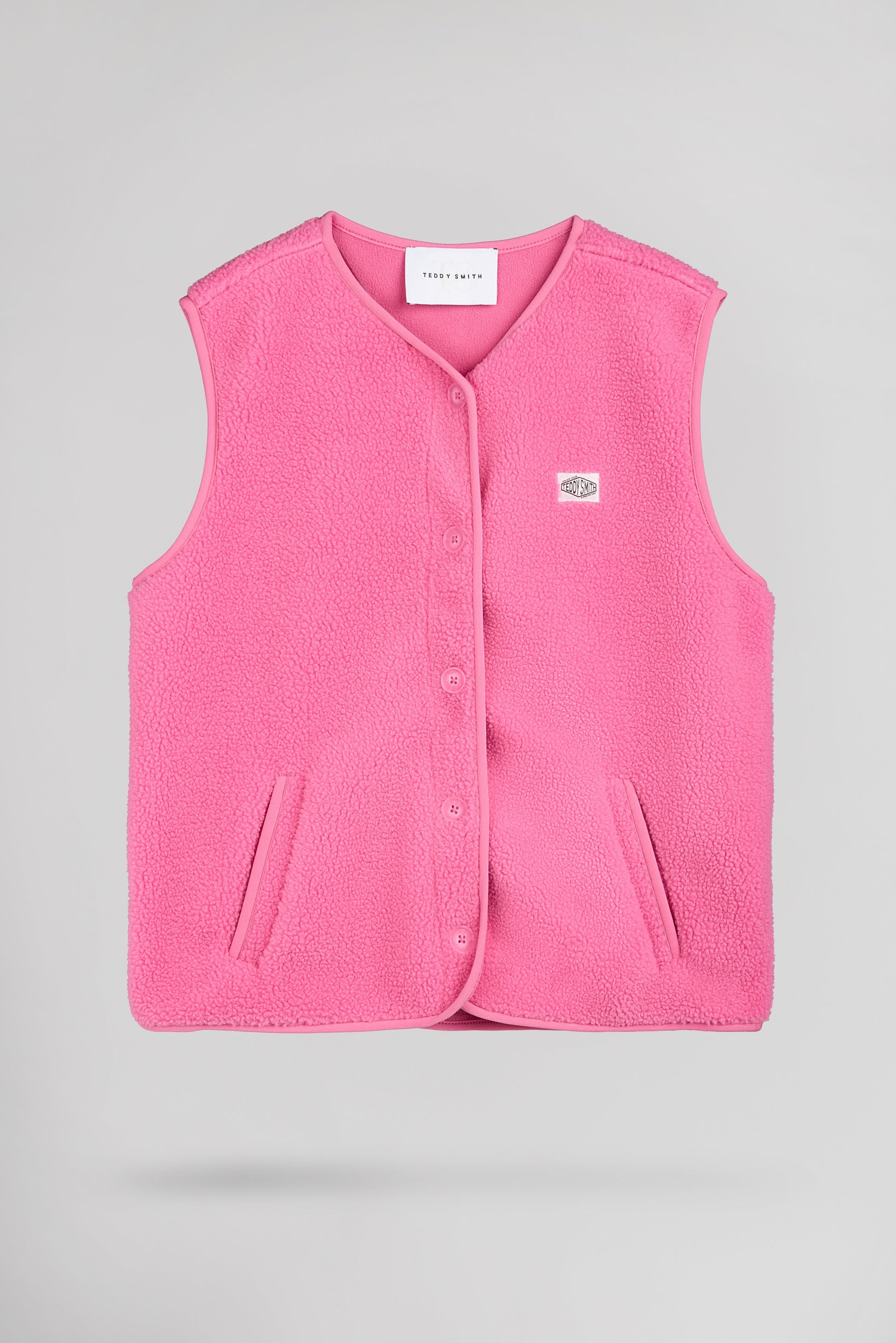 Veste sans manches B-SHERPA BUBBLE PINK – Teddy Smith