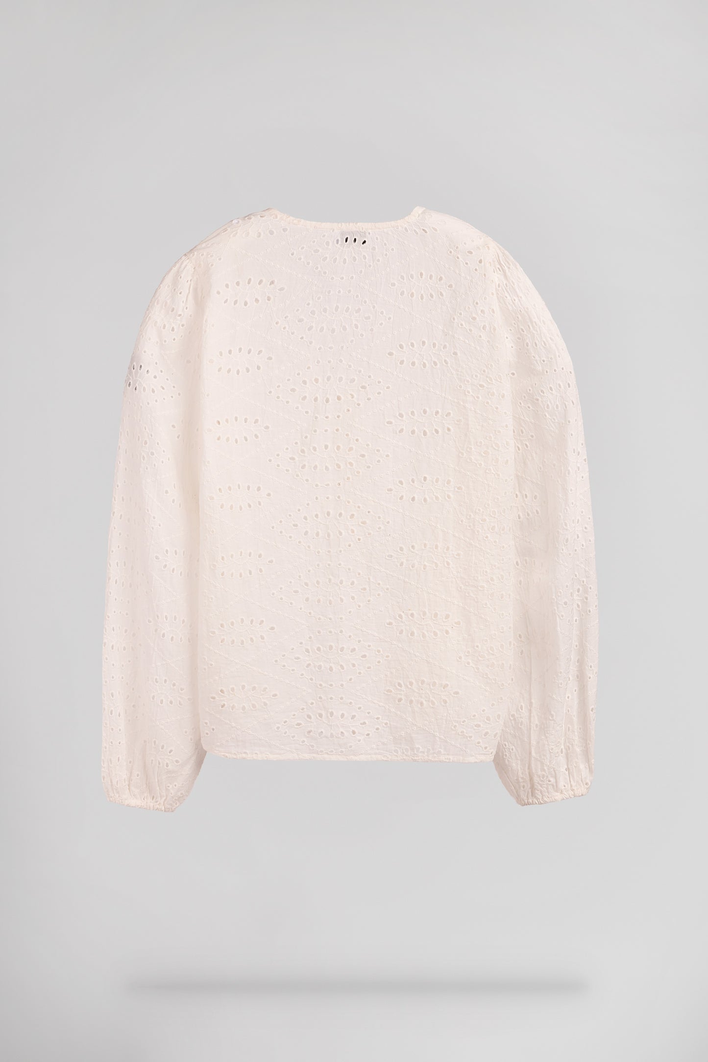 Chemise col V C-ALBA MIDDLE WHITE