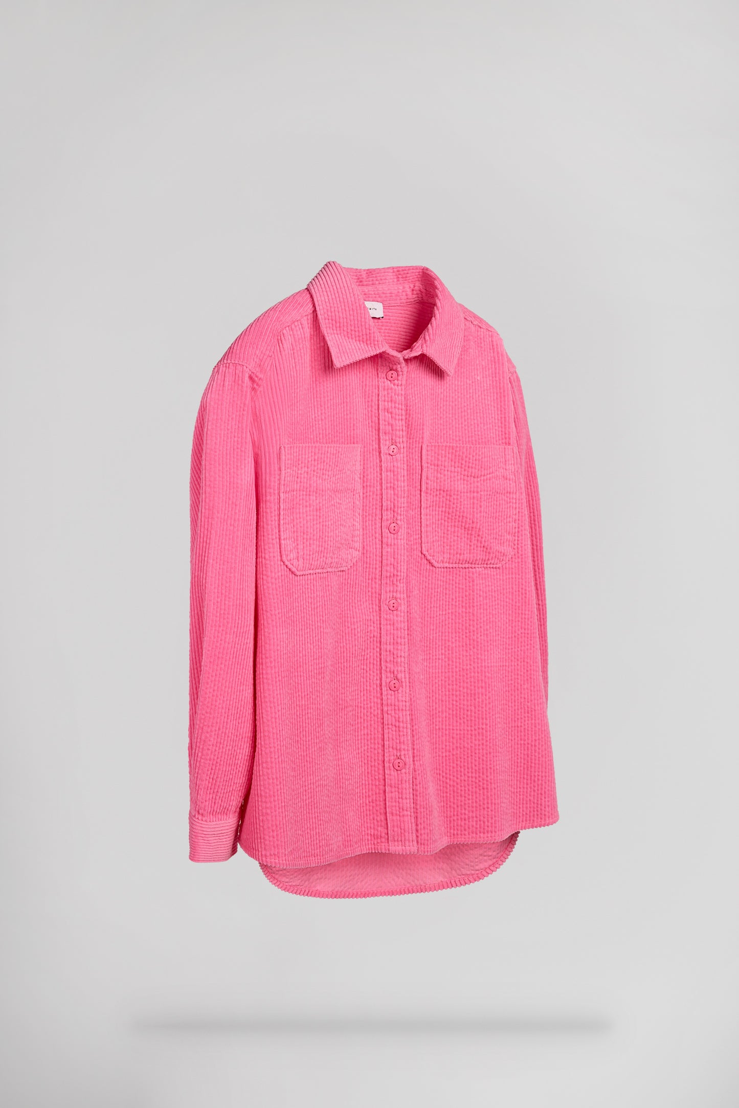 Chemise velours oversize C-BONNIE BUBBLE PINK