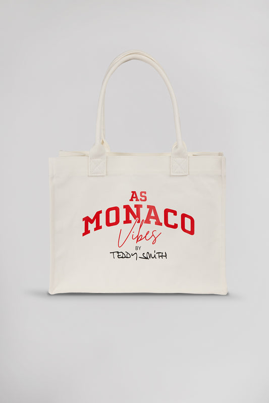 Achat Sac cabas Vibes S-MONACO MIDDLE WHITE - Teddy Smith