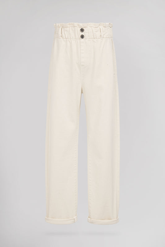 Achat Pantalon P-PAPERBAG JR MIDDLE WHITE