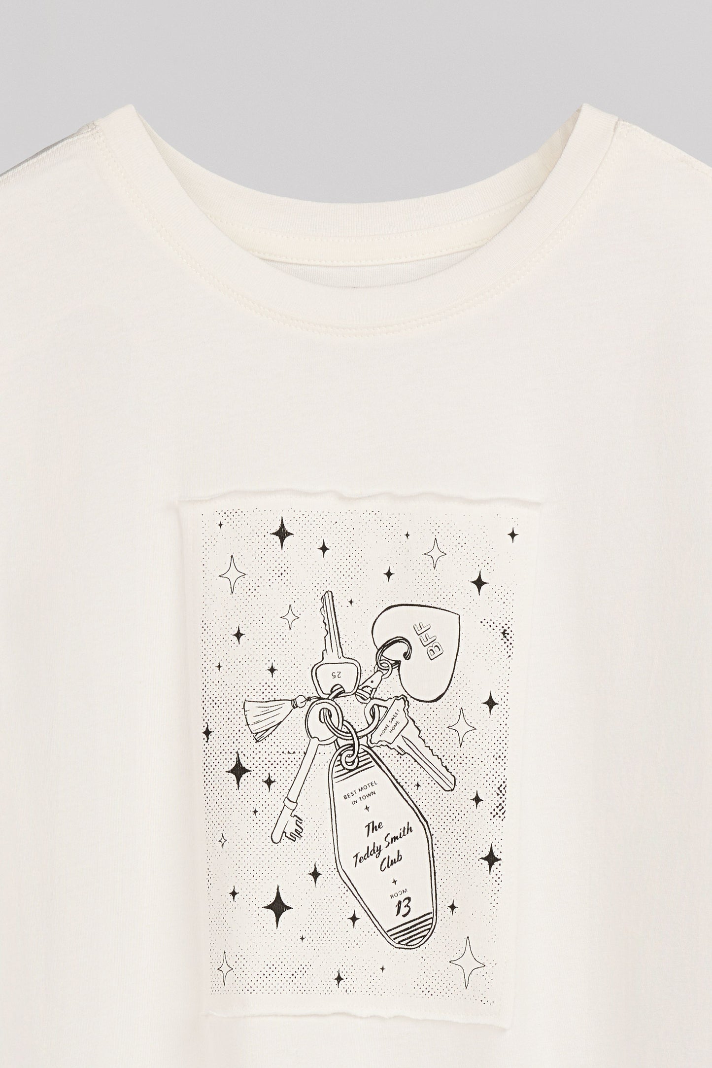 T-shirt col rond T-WALLEN MC JR MIDDLE WHITE